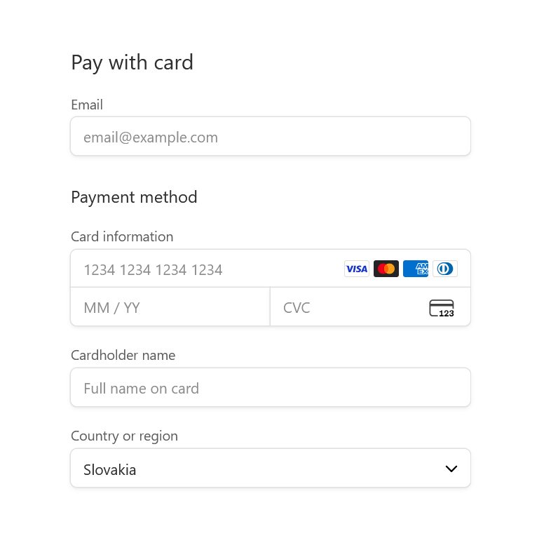 Step 2: Payment